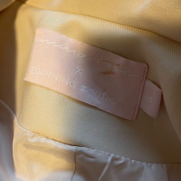 Beginning Boutique Emma Leger Cutout Back Blazer 8 - Picture 5 of 5